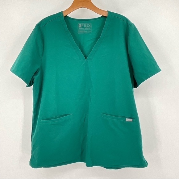 Figs Mens 3-Pocket Leon Scrub‎ Top Size XXL D36 - Picture 3 of 9